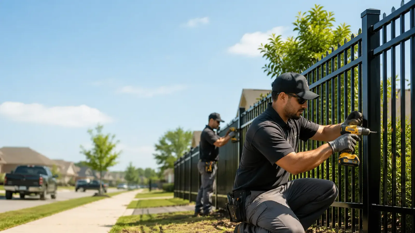 Metal Fence Installation in Franklin, TN